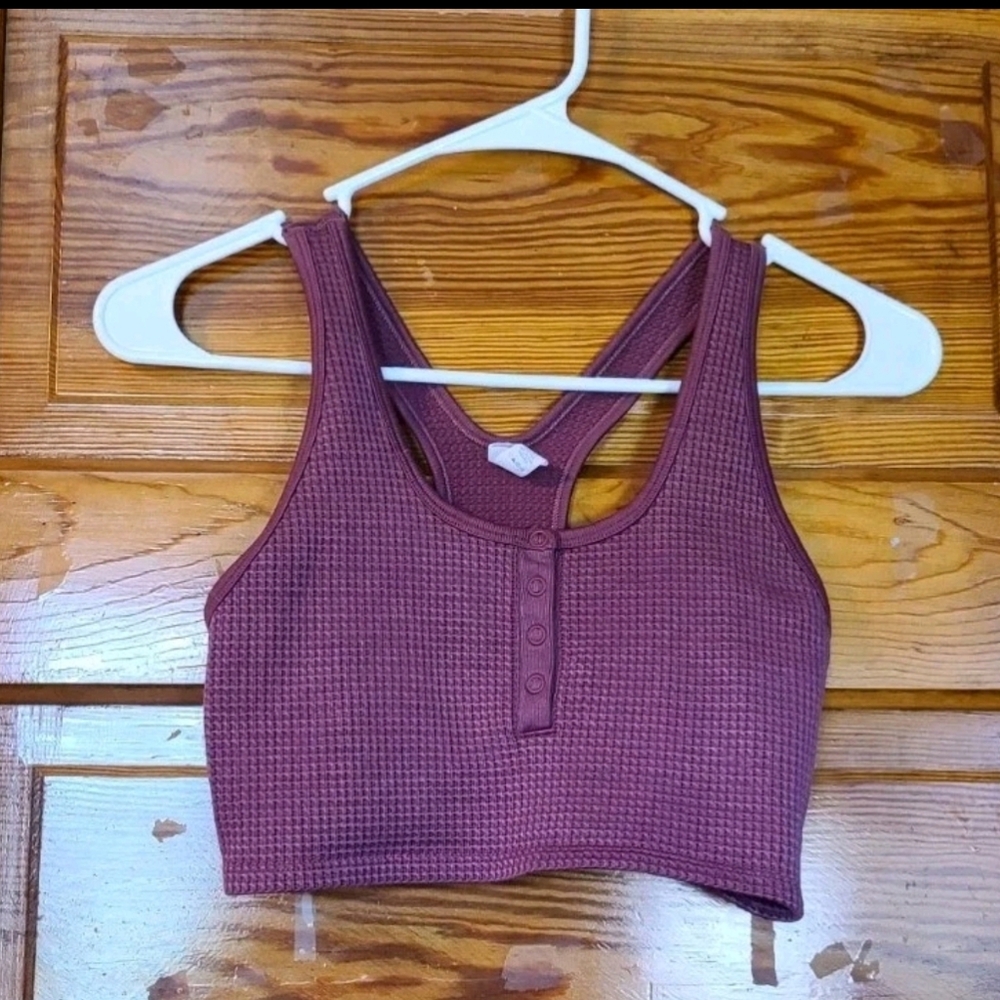 Offline By Aerie Recharge Least Support Seamless Mauve Dusty Rose Bra Sz Small